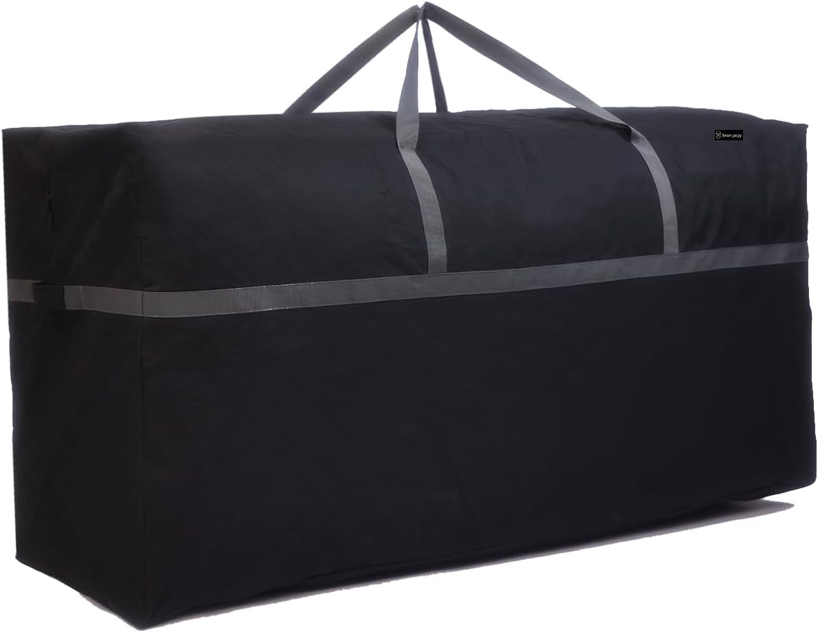 Bolsa organizadora de muebles de patio 600D resistente al agua y al polvo, 62 pulgadas de largo x 22 pulgadas de ancho x 30 pulgadas de alto para