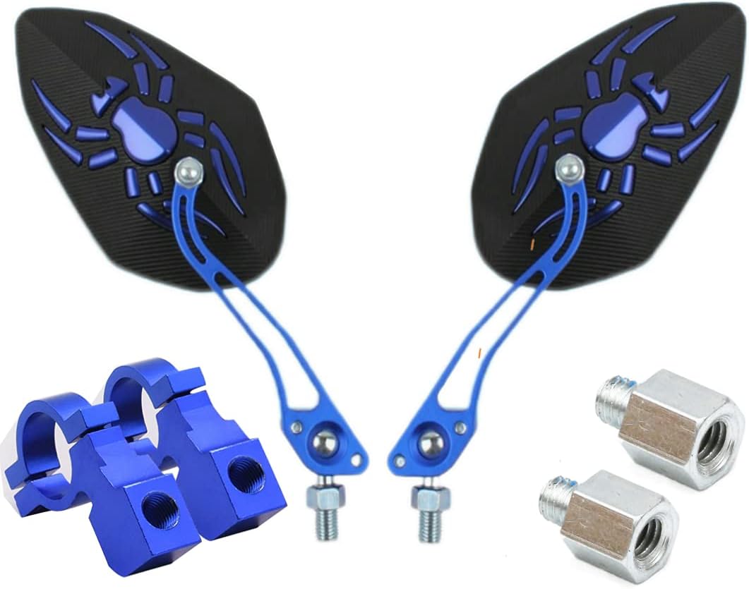 Nakazawa Espejos de bicicleta para manillar, espejos retrovisores para manillar, 2 paquetes, espejos de bicicleta para bicicleta eléctrica,