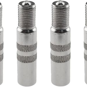 Acoeitl – Extensión de tapa de válvula de rosca de 1.496 pulgadas, adaptador extensor de tapa de neumático de latón cromado de doble sello de flujo Acoeitl – Extensión de tapa de válvula de rosca de 1.496 pulgadas, adaptador extensor de tapa de neumático de latón cromado de doble sello de flujo