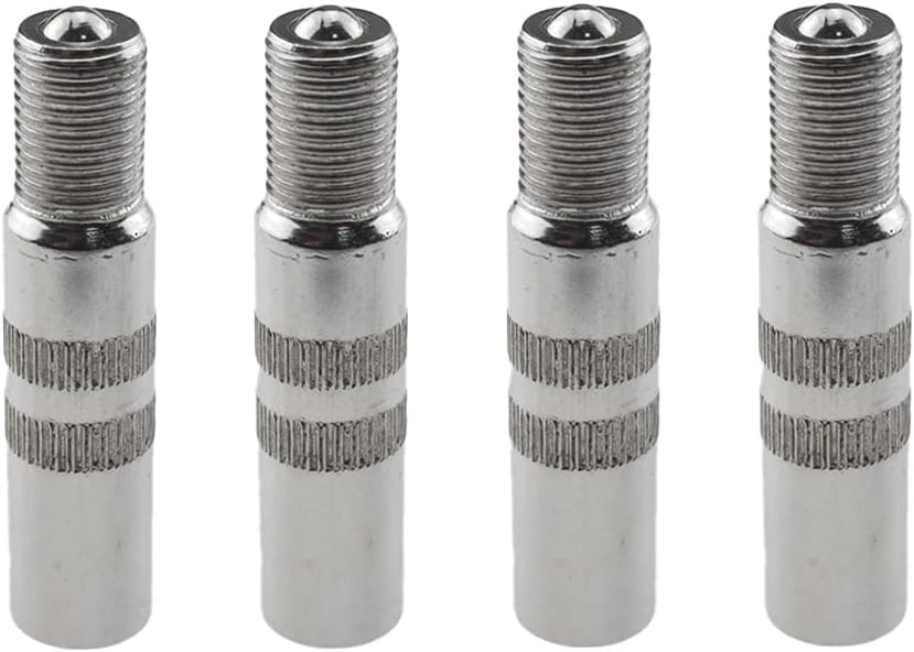 Acoeitl – Extensión de tapa de válvula de rosca de 1.496 pulgadas, adaptador extensor de tapa de neumático de latón cromado de doble sello de flujo