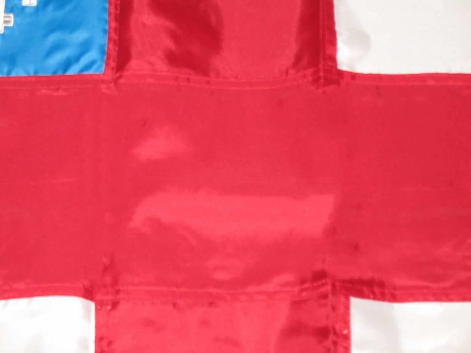 Funda de nailon 300D bordada para iglesia episcopal de 3 x 5 pulgadas con bandera de flecos de 3 x 5 pies