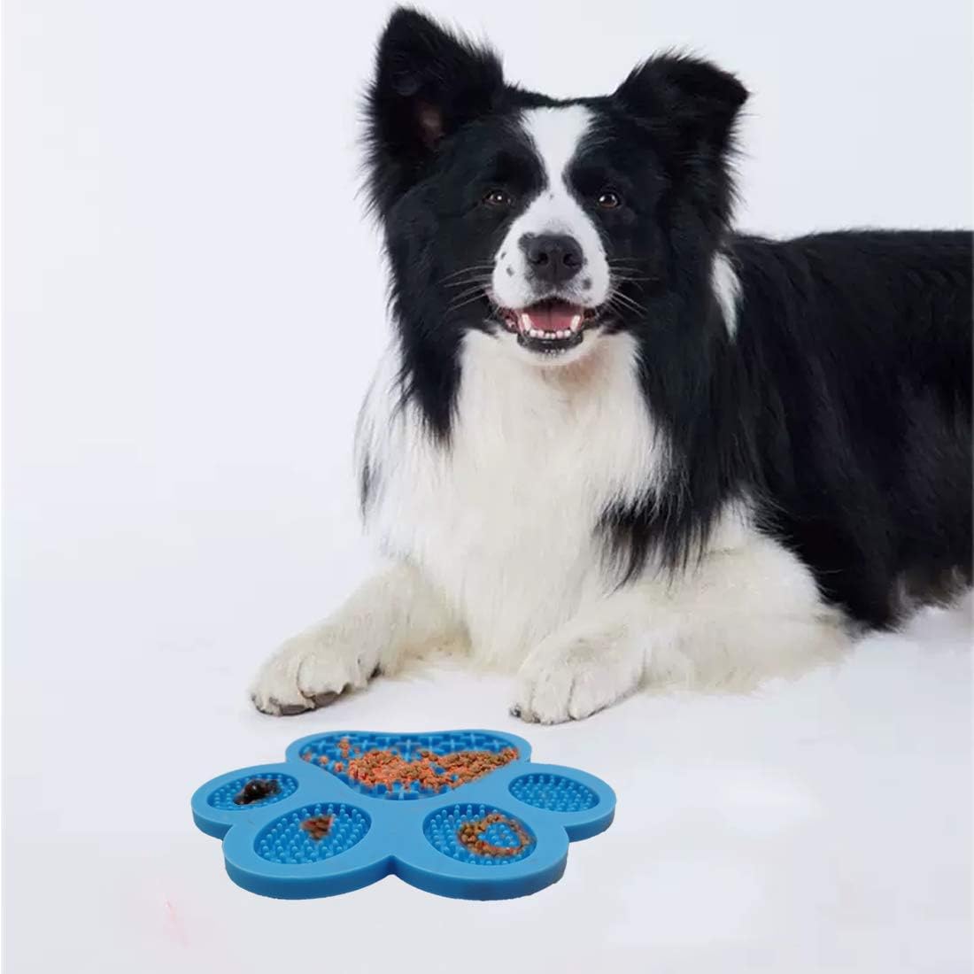 Almohadilla para lamer perros, dispositivo de distracción de lavado de perros, alfombrilla de perro de alimentación lenta con súper succión para
