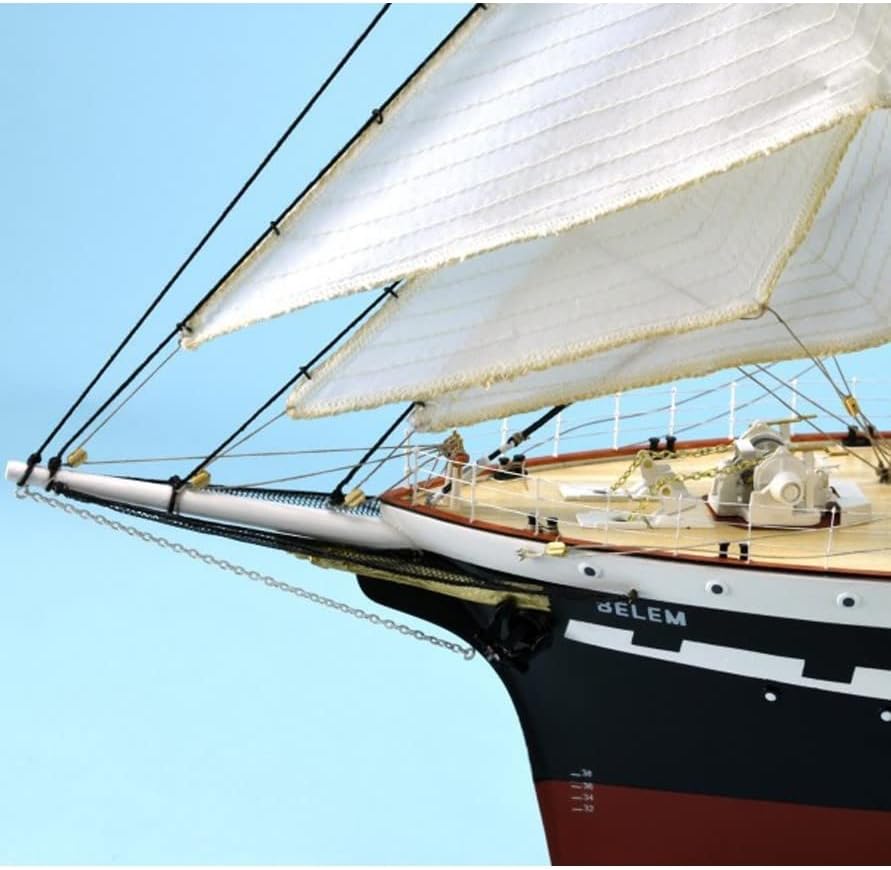 Artesanía Latina – Kit de modelo de barco de madera – Barco de entrenamiento francés, Belem – Modelo 22519, escala 175 – Modelos para montar –