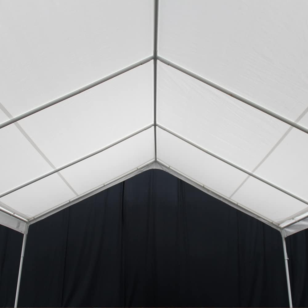 King Canopy Hercules Toldo con cubierta blanca18 x 27 pies
