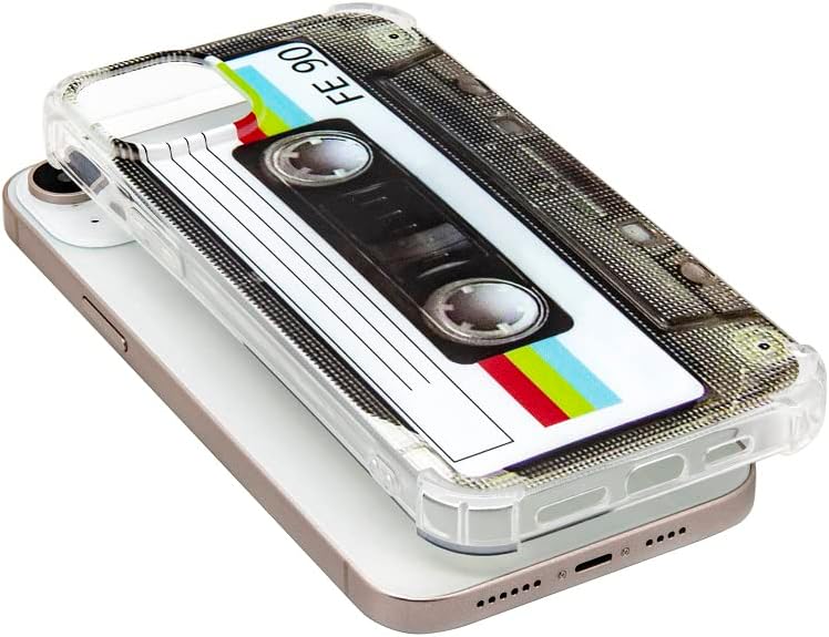 FAteamll Funda para iPhone 14 Plus, acabado mate, carcasa trasera suave resistente con esquinas reforzadas, TPU suave, parachoques retro, funda de