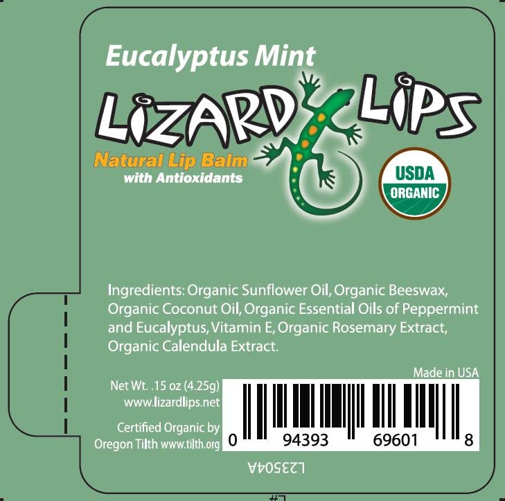 Lizard Lips Certificado orgánico USDA – Paquete variado de 4 sabores