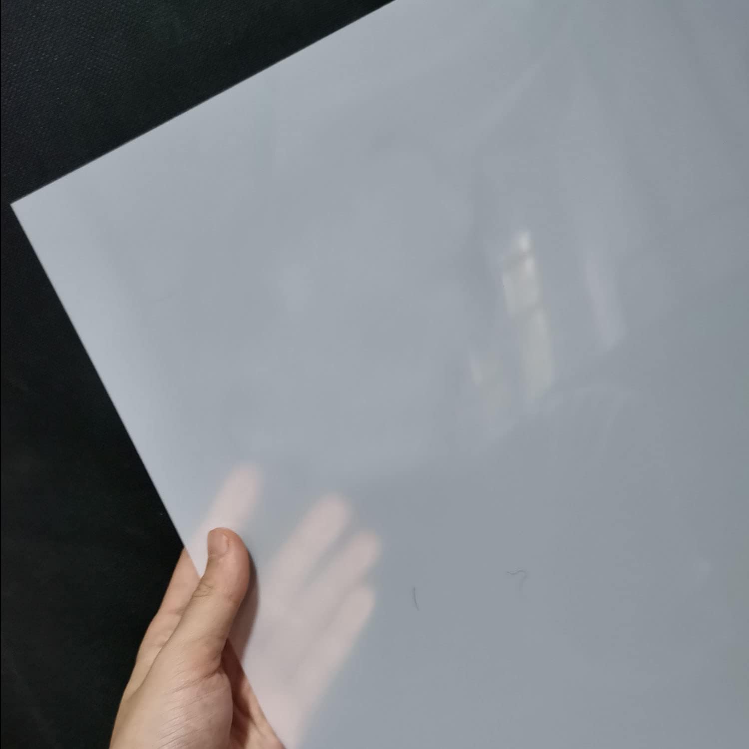 Hojas de Mylar en blanco de 7.5 mil para plantillas, 8 piezas de 12 x 24 pulgadas, hojas de plantillas en blanco de PET translúcido lechoso,