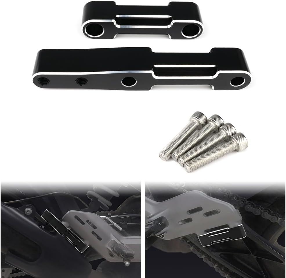 Placas de bloqueo de clavijas compatibles con Husqvarna SvartpilenVitpilen 401 2017-2023 cubierta de orificios para clavijas de pasajeros
