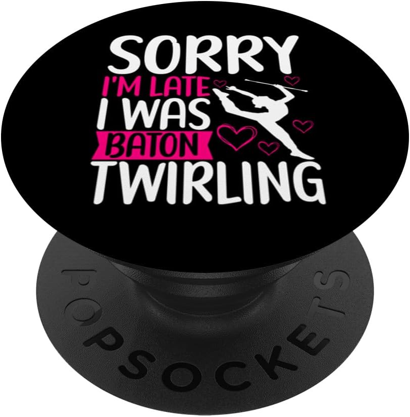 Baton Twirling Outfit Majorette Baton Twirler PopSockets Standard PopGrip