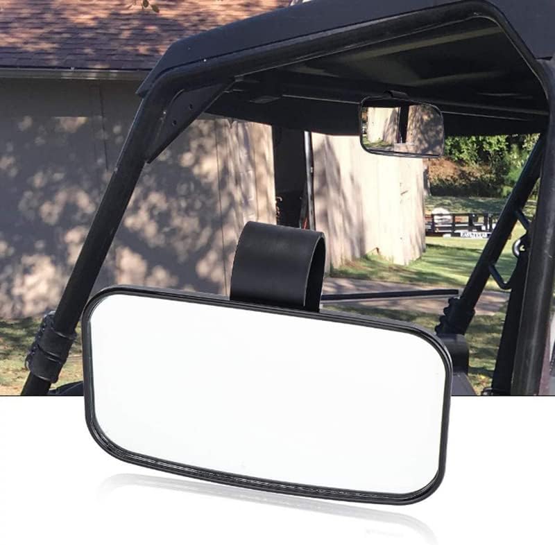 1 espejo retrovisor de marcha atrás para automóvil, 4.5 x 8 pulgadas, espejo esférico auxiliar ajustable de 360, ángulo de montaje de 1.5