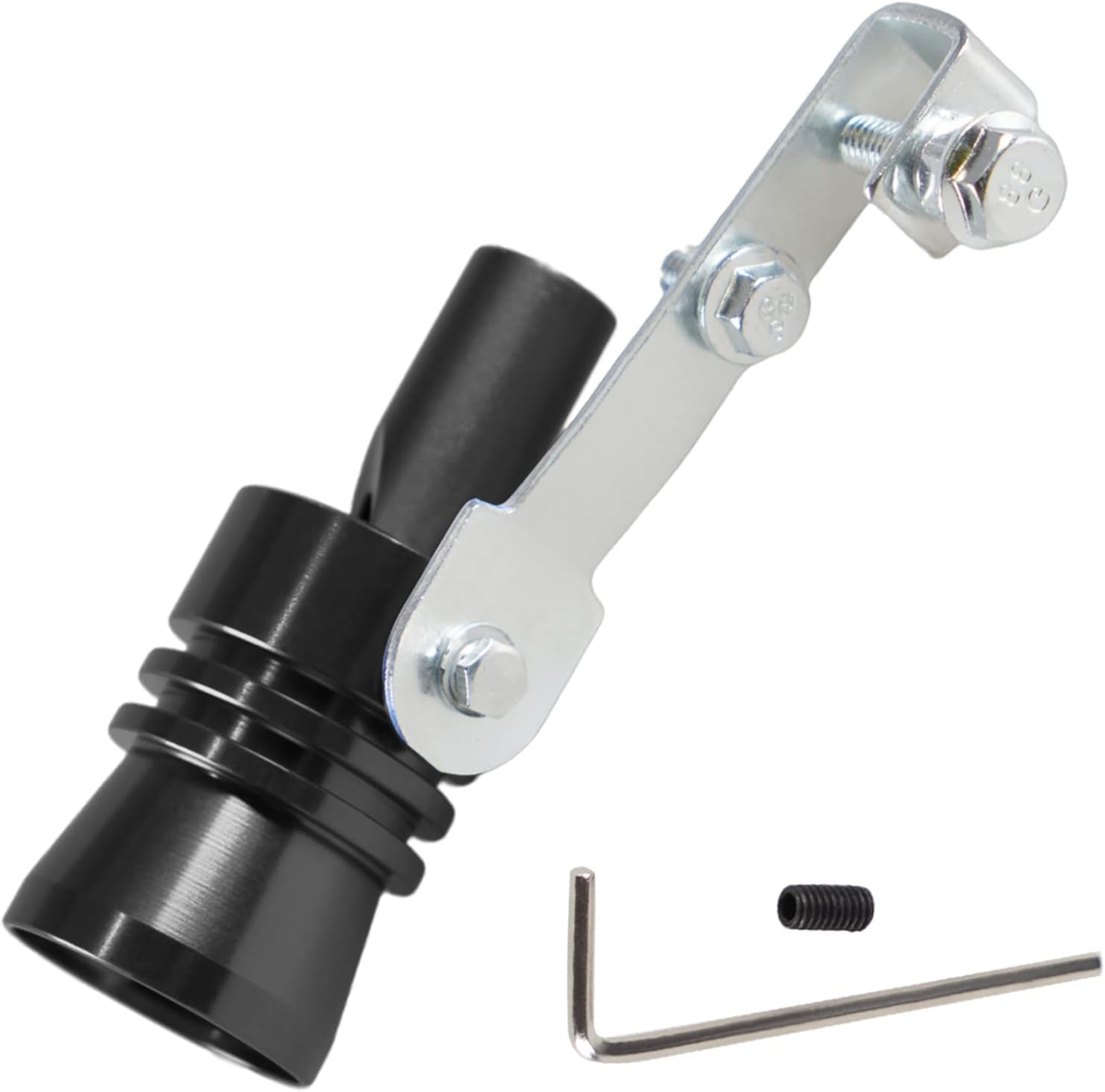 Silenciador universal de tubo de sonido turbo simulador de sonido de tubo de escape potenciador de sonido compatible con camiones, motocicletas,