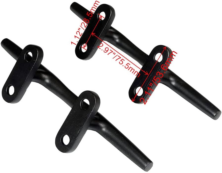 MIZUGIWA Boat Cleats 316 Stainless Steel Dock Cleats for Boat,4 Inch 5 Inch 6 Inch 8 Inch,Marine Cleats,Open Base Cleats,Rope Cleat with Fasteners