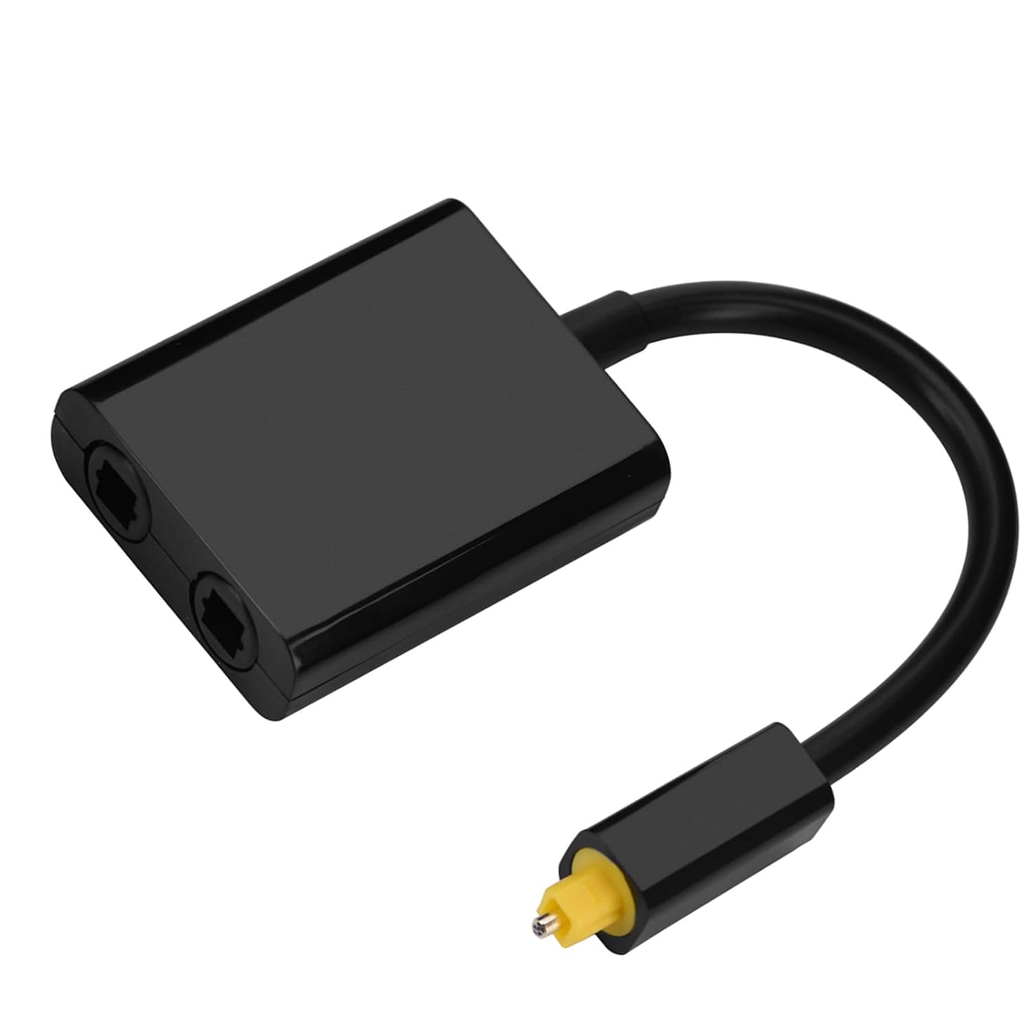 Zerone Divisor óptico de la fibra de Digitaces Toslink, 1 en 2 hacia fuera Toslink cable óptico del adaptador de audio digital