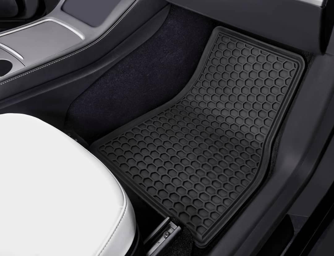 Ajuste personalizado para Ford Bronco 2021-2024 Premium para todo tipo de clima, tapetes y forros de goma delanteros y 2 fila resistentes (negro)