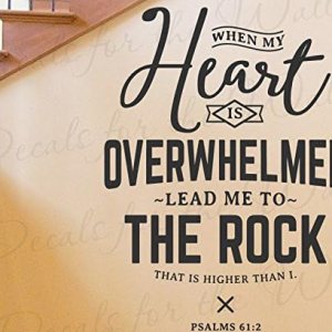 When My Heart Is Overwhelmed Lead Me To The Rock That Is Higher Than I – Salmo 612 Inspirador Determinación del Amor Motivacional Dios Biblia Jesús When My Heart Is Overwhelmed Lead Me To The Rock That Is Higher Than I – Salmo 612 Inspirador Determinación del Amor Motivacional Dios Biblia Jesús