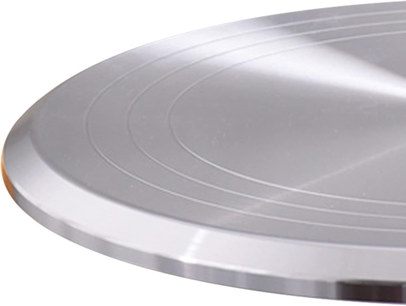 Soporte redondo de aluminio giratorio para decoración de tartas de 10 pulgadas, soporte giratorio para decoración de pasteles para el hogar,