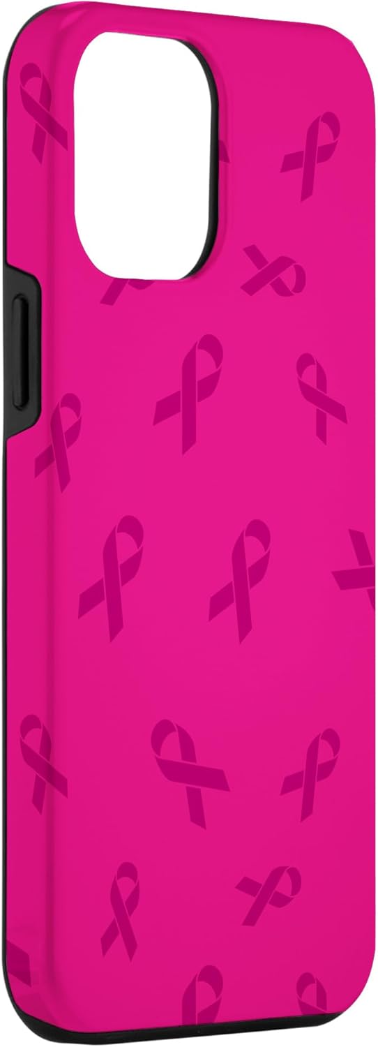 Funda rosa para iPhone 12 Pro Max para concientización sobre el cáncer de mama