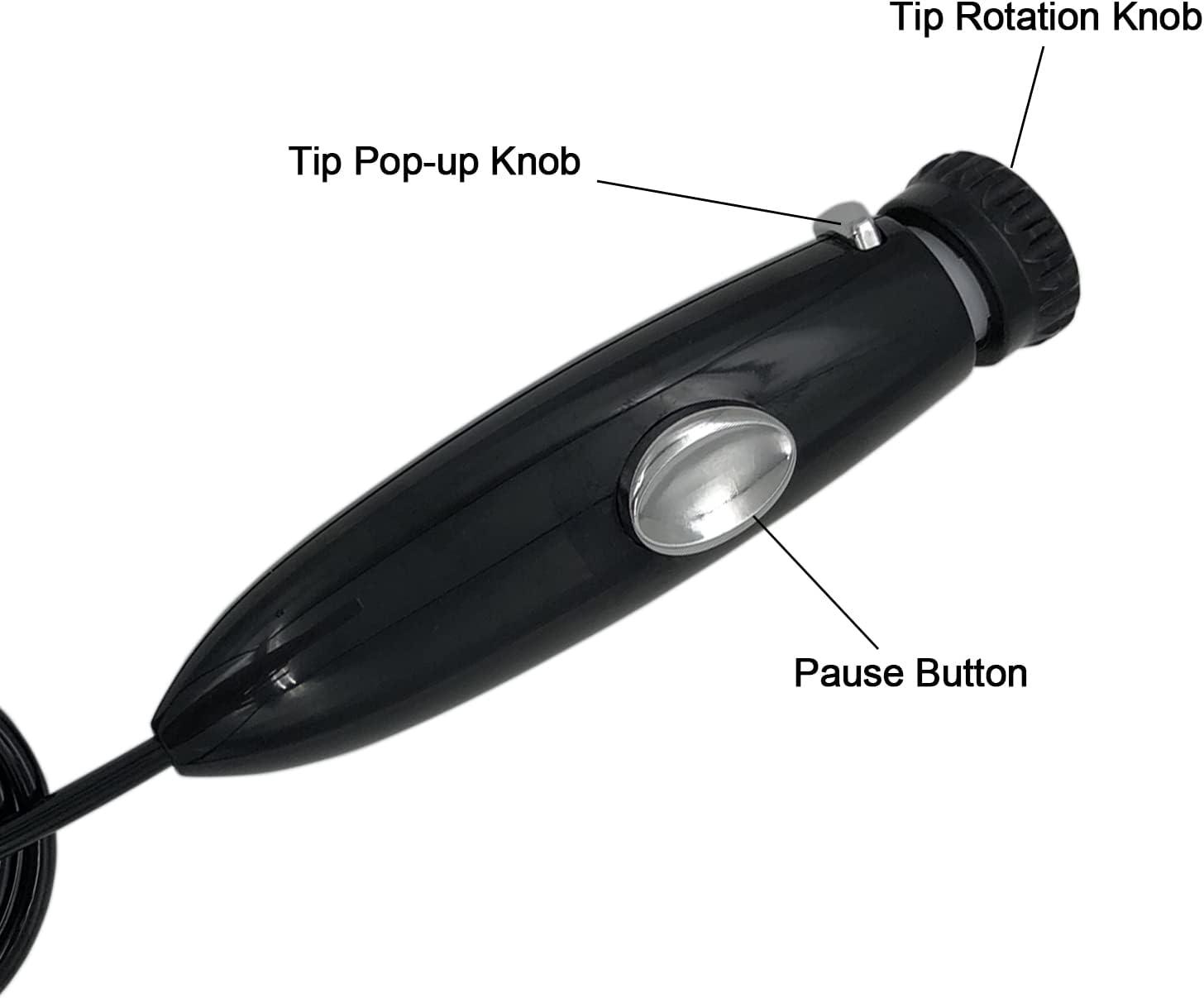 Piezas de repuesto compatibles con Waterpik Water Flosser, mangueramanijakit de accesorios de válvula de goma, color negro