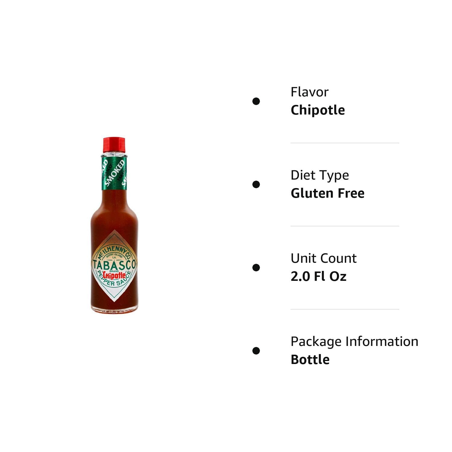 Tabasco Chipotle Pimienta Salsa Tarro 60Ml