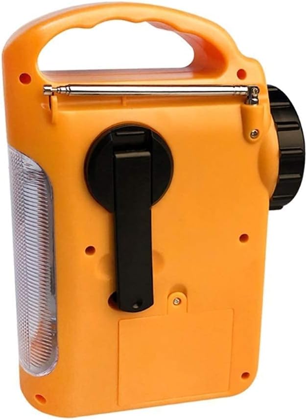AMFM Radios Solar Crank NOAA Weather Radio for Emergency with AMFM Radio Flashlight Reading Lamp