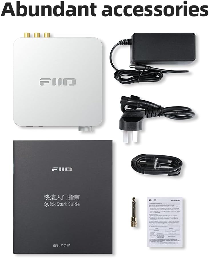 FiiO K11 DAC y amplificador de auriculares para audio doméstico o PC, 0.250 in y equilibrado 0.173 in, RCA, coaxial, óptico, 1400 mW, 384 kHz24 bits