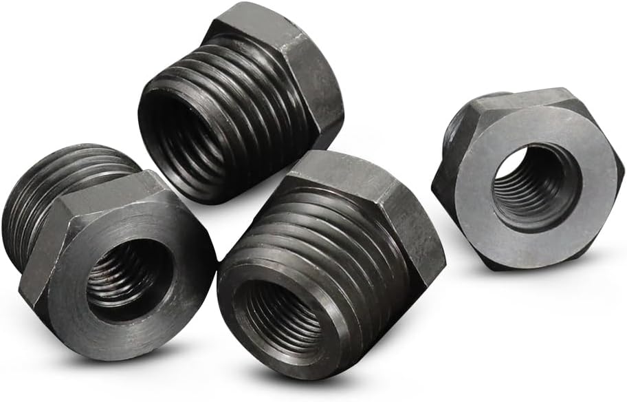 Adaptador de husillo de cabezal de torno de carpintería M18x2.0.197 in a 1″x8TPI, adaptador de inserción de portabrocas de rosca, accesorios de