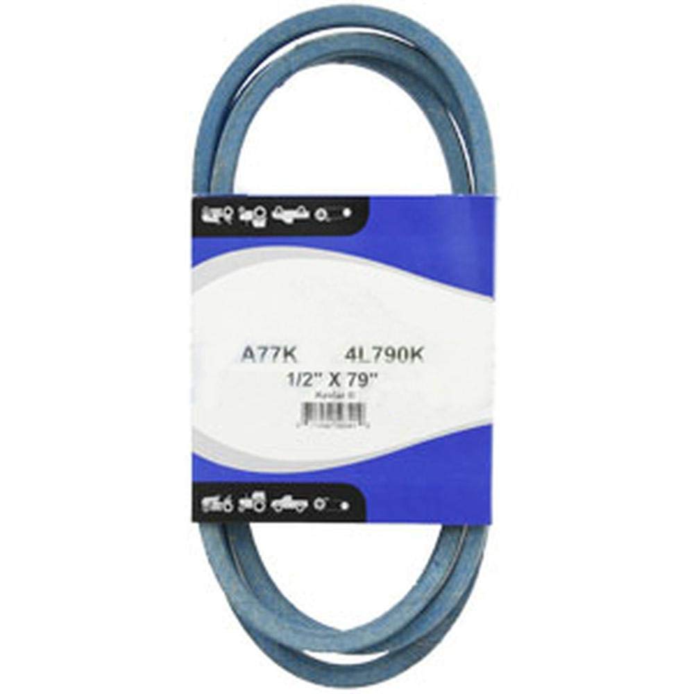 Correa A77K en V compatible con John Deere para modelos de cortacésped JD 165 175 185 111H +