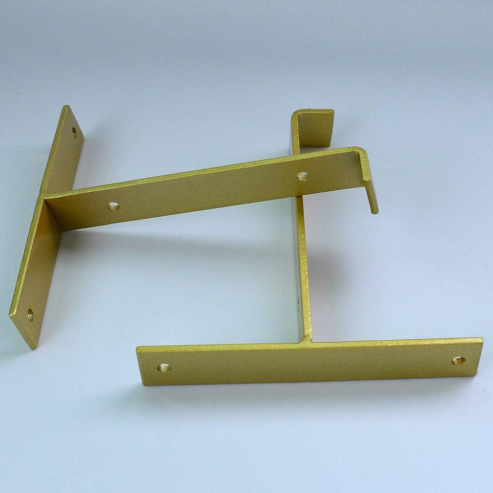 Soportes para estante de esquina de labio montados en la pared, soportes flotantes para estante de cocina, soportes para estante en ángulo recto en