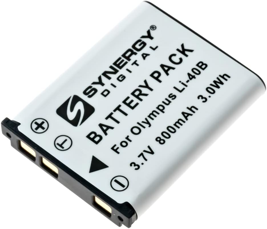 Synergy Digital Baterías para cámara, compatibles con cámara digital Kodak PIXPRO FZ53, (iones de litio, 3.7V, 800 mAh), repuesto para batería