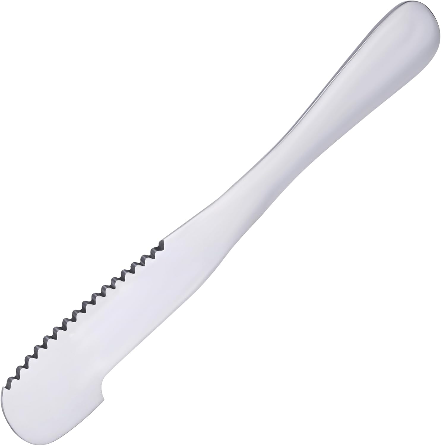 Cuchillo esparcidor de espátula multifunción, cuchillo de mantequilla de maní de acero inoxidable, raspador de mayonesa, gelatina, chocolate o fresa