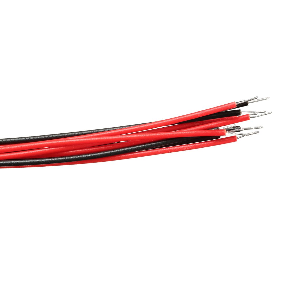 uxcell 10pcs 0.197 in pre cableado LED, blanco DC3-6V lente transparente, diodos emisores de luz