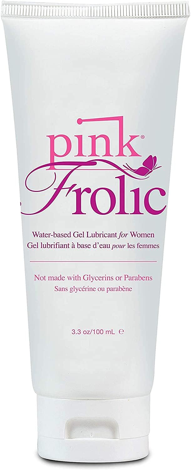 Pink Frolic – Lubricante de gel a base de agua para mujer, 3.3 onzas líquidas