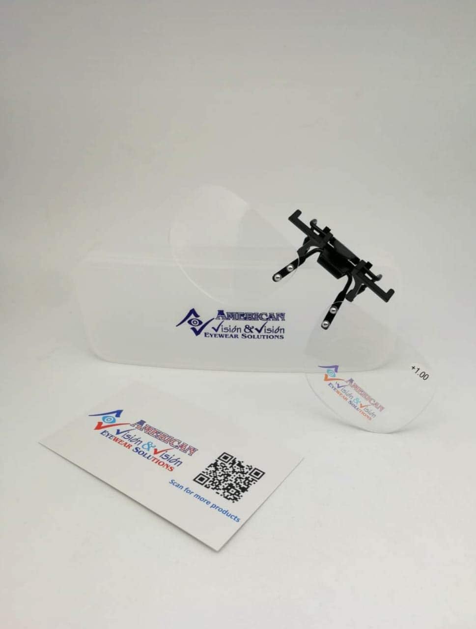 American Vision & Vision – Gafas de lectura con clip de 2.5 pulgadas y 2.50 pulgadas
