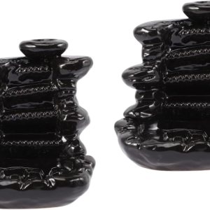 DECHOUS Quemador de incienso de reflujo, 2 uds, quemador de incienso de cascada, soporte de incienso de cascada, decoración del hogar, quemador de DECHOUS Quemador de incienso de reflujo, 2 uds, quemador de incienso de cascada, soporte de incienso de cascada, decoración del hogar, quemador de