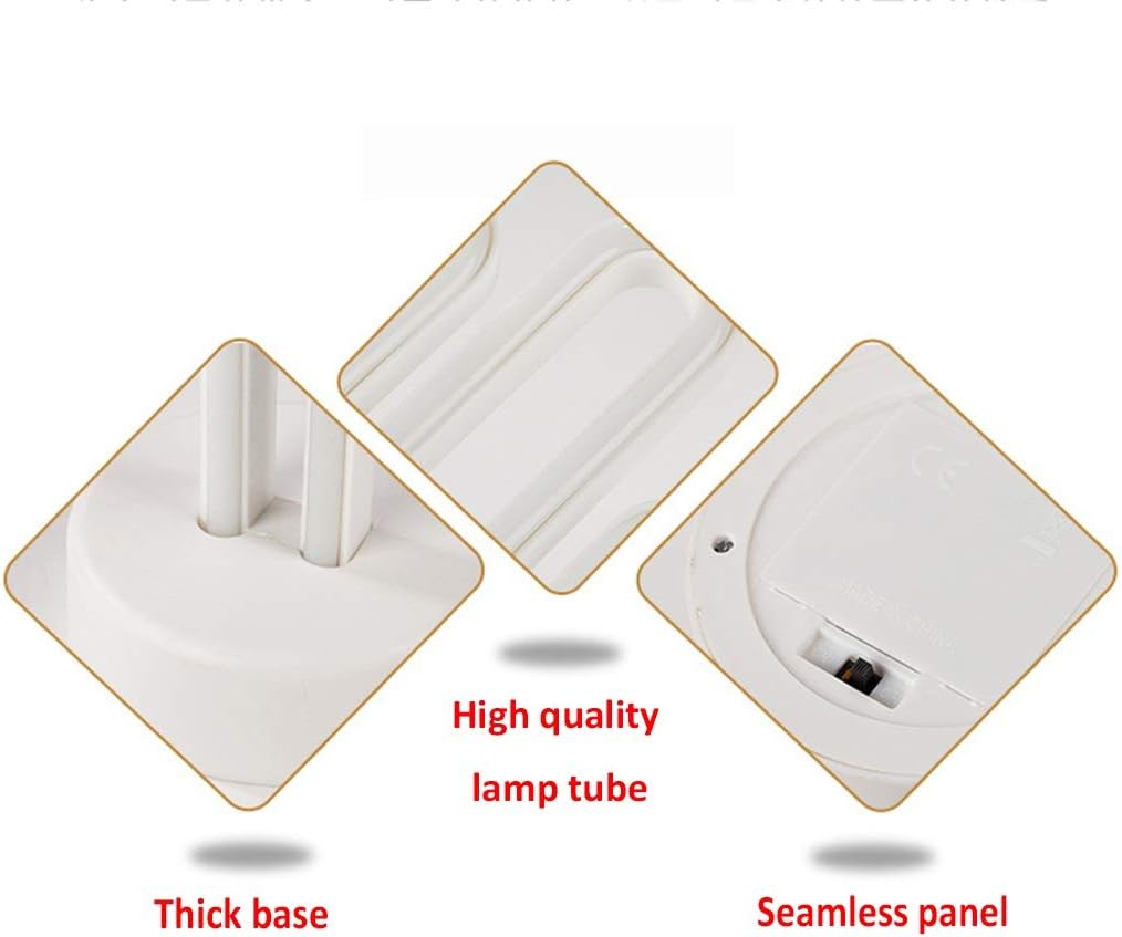 QFFL Paneles de luz led inteligentes en forma de corazón LED neón decorativo luz desmontable soporte base interruptor interruptor de la batería modo