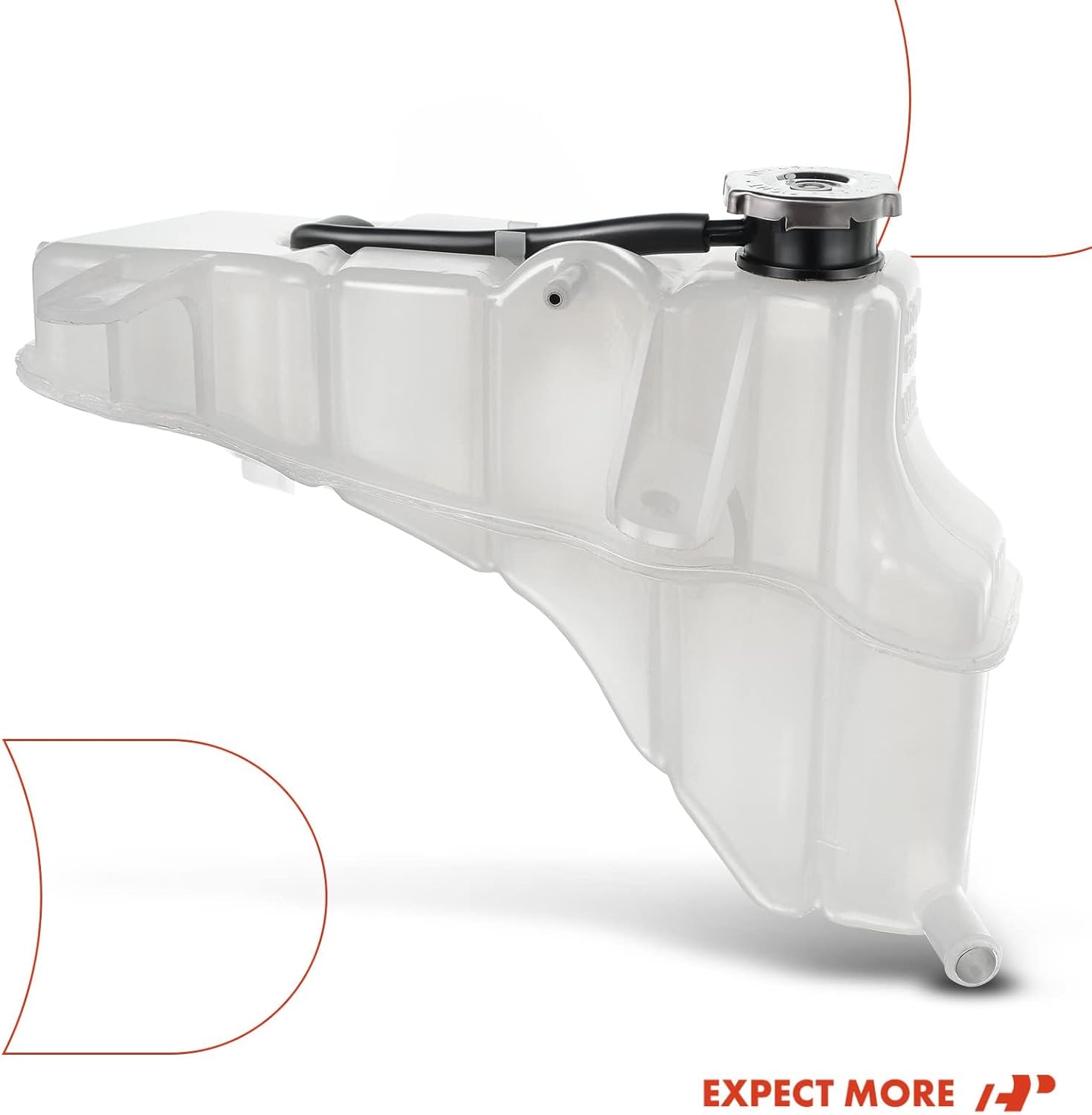 A-Premium Tanque de depósito de desbordamiento de refrigerante del motor compatible con Chrysler, modelos Dodge – 300, Charge, Challenger, Magnum –