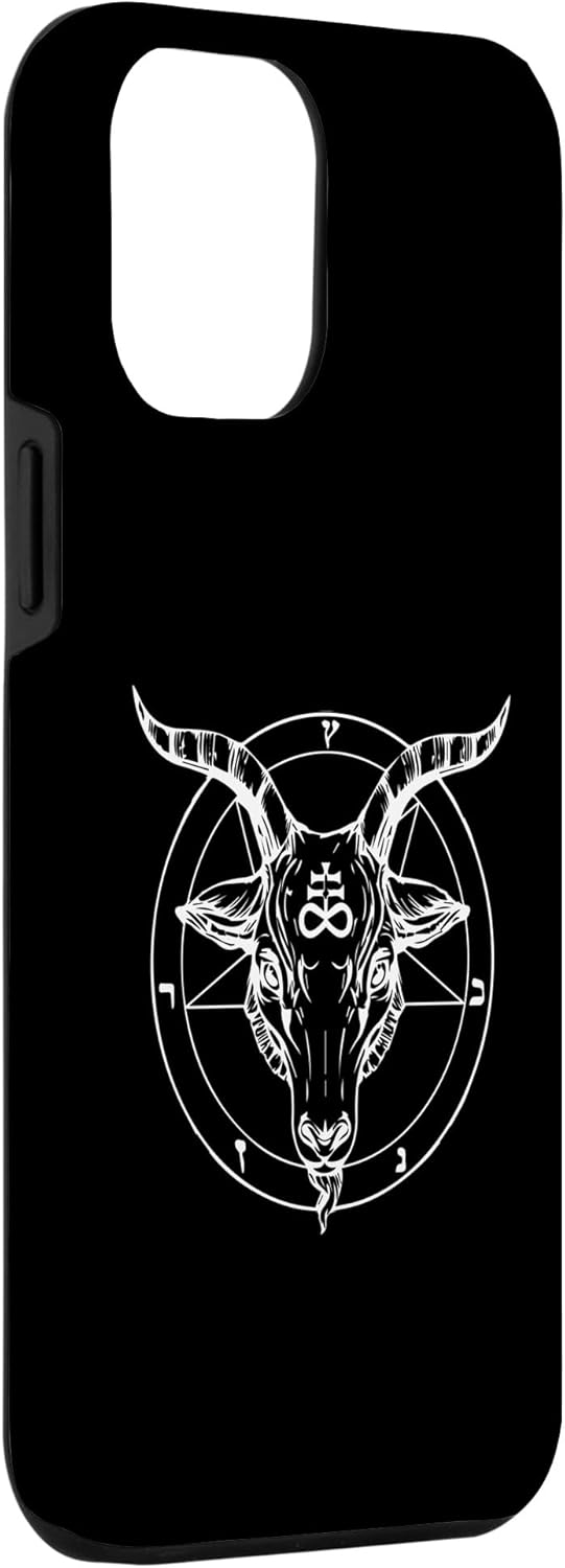 Funda con símbolo oculto de baphomet gótico tradicional para iPhone 13 Pro Max