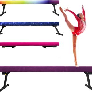 Viga de equilibrio de gimnasia ajustable y plegable de 6 pies, equipo de gimnasio en casa, fácil montaje y almacenamiento, no requiere herramientas, Viga de equilibrio de gimnasia ajustable y plegable de 6 pies, equipo de gimnasio en casa, fácil montaje y almacenamiento, no requiere herramientas,