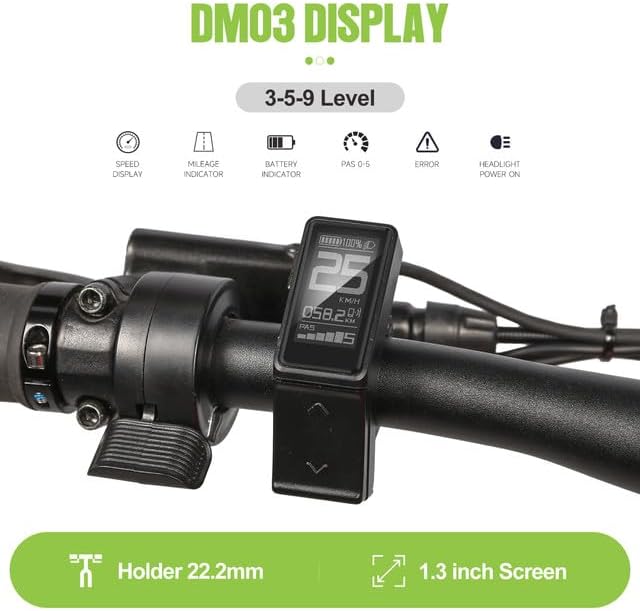 BAFANG Kit de transmisión media de 750 W con batería Opcional BBS02B 8FUN Kit de conversión de bicicleta eléctrica con pantalla LCD y plato, kit de