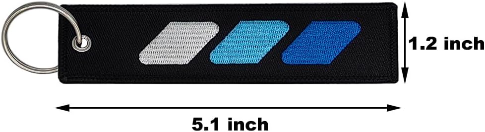 Xnqdre Llavero de etiqueta tricolor con llavero compatible con Toyota Tacoma TRD 4Runner Tundra accesorios de llavero de automóvil.