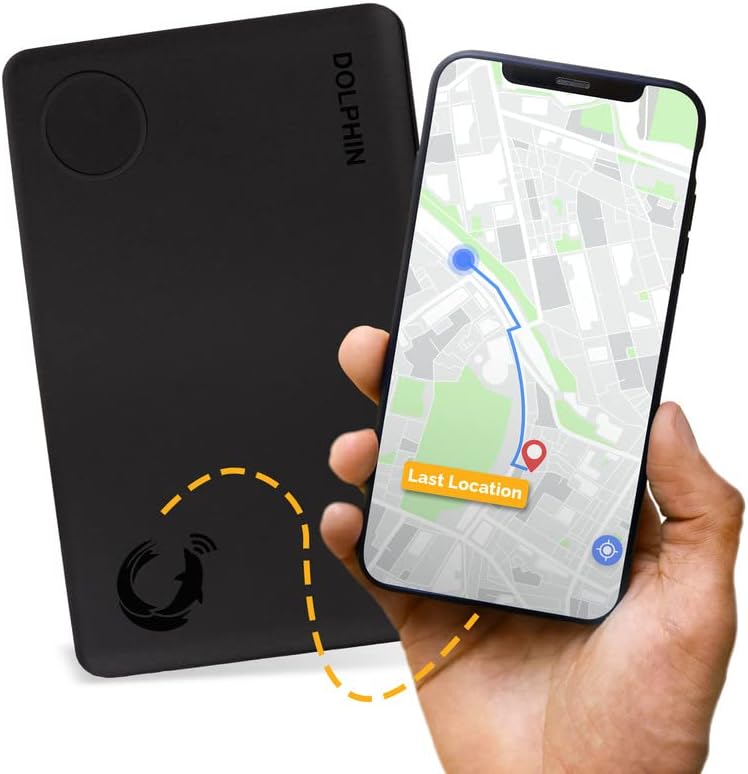 tag8 DOLPHIN – Rastreador inteligente Bluetooth elegante, buscador de cartera, rastreador de tarjetas para bolsa de equipaje para ubicar dentro del