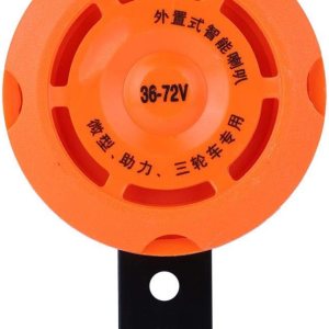 Bocina electrónica, 36 V48 V60 V72 V, anillo de bicicleta eléctrica, impermeable, accesorio de campana de ciclismo inteligente Bocina electrónica, 36 V48 V60 V72 V, anillo de bicicleta eléctrica, impermeable, accesorio de campana de ciclismo inteligente