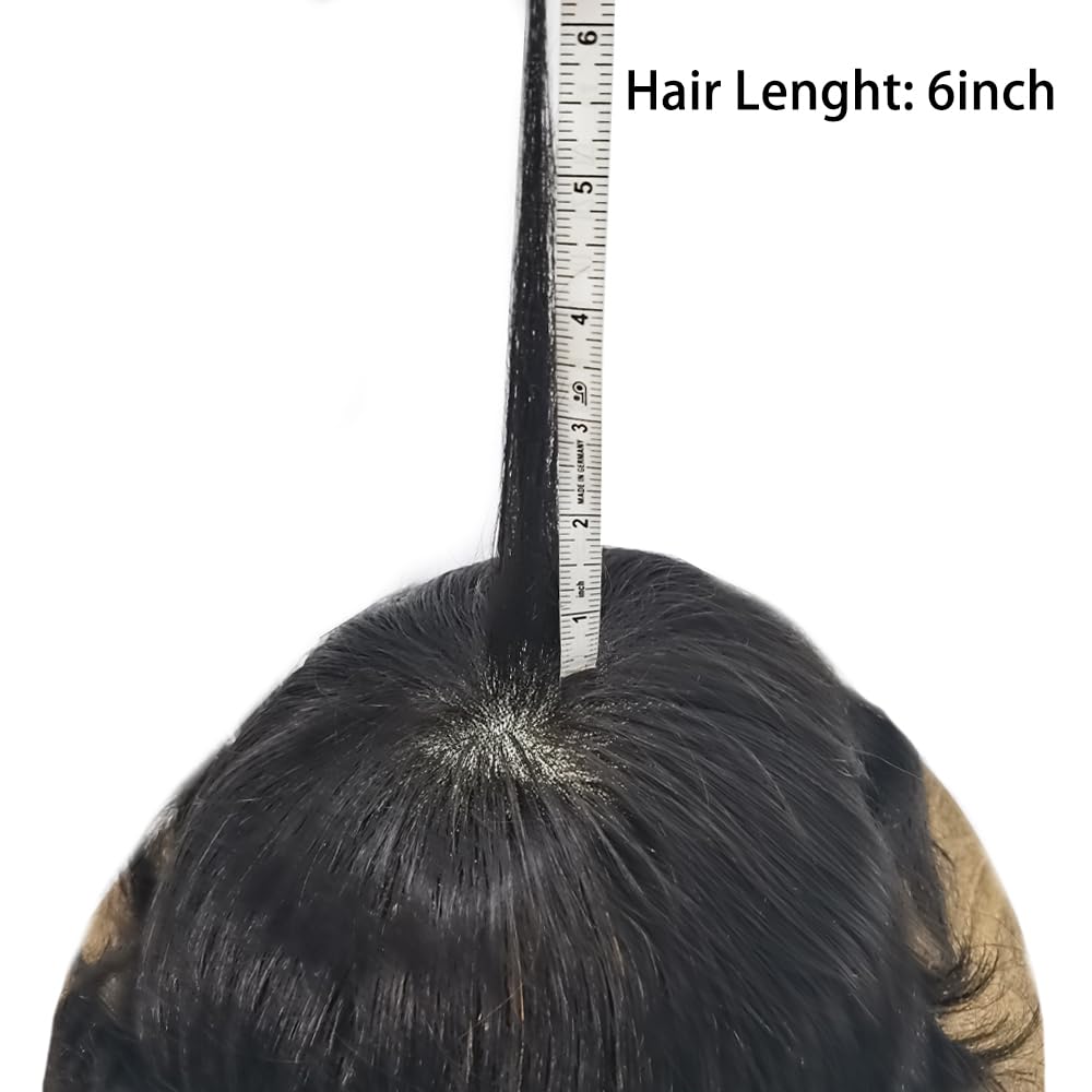Sistema de cabello duradero para hombres, encaje frontal francés, tupé, línea capilar natural, línea capilar fina, mono, prótesis de cabello de 8 x