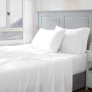 Juego de sábanas de 1000 hilos 100% algodón egipcio tamaño King para cama, juego de ropa de cama transpirable de fibra larga, color blanco, calidad Juego de sábanas de 1000 hilos 100% algodón egipcio tamaño King para cama, juego de ropa de cama transpirable de fibra larga, color blanco, calidad