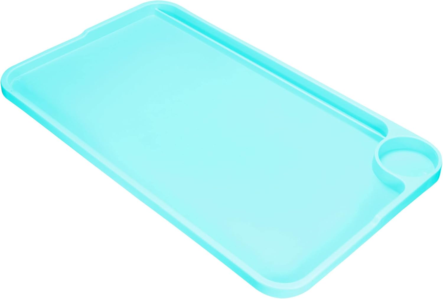 PATIKIL Bandeja de desayuno, bandejas de cama con patas plegables, plato reutilizable para servir portátil, escritorio para comer, azul