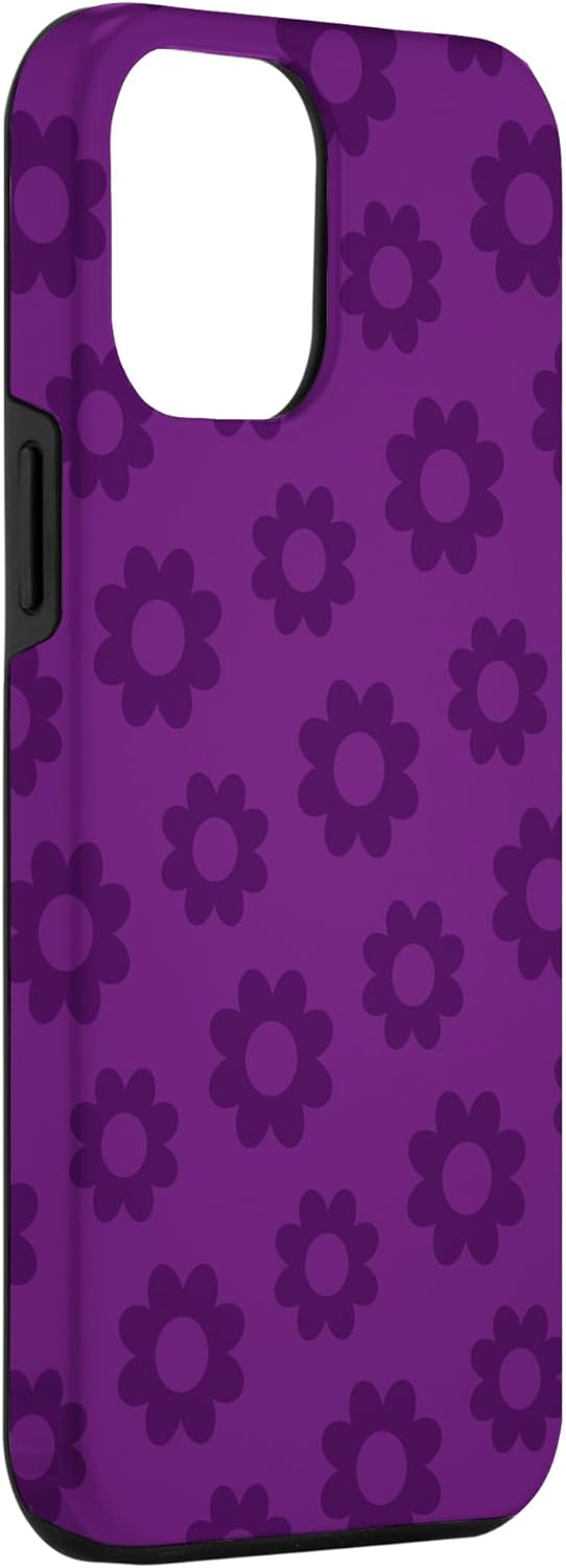 Funda transparente para iPhone 12 Pro Max con diseño floral floral y margaritas