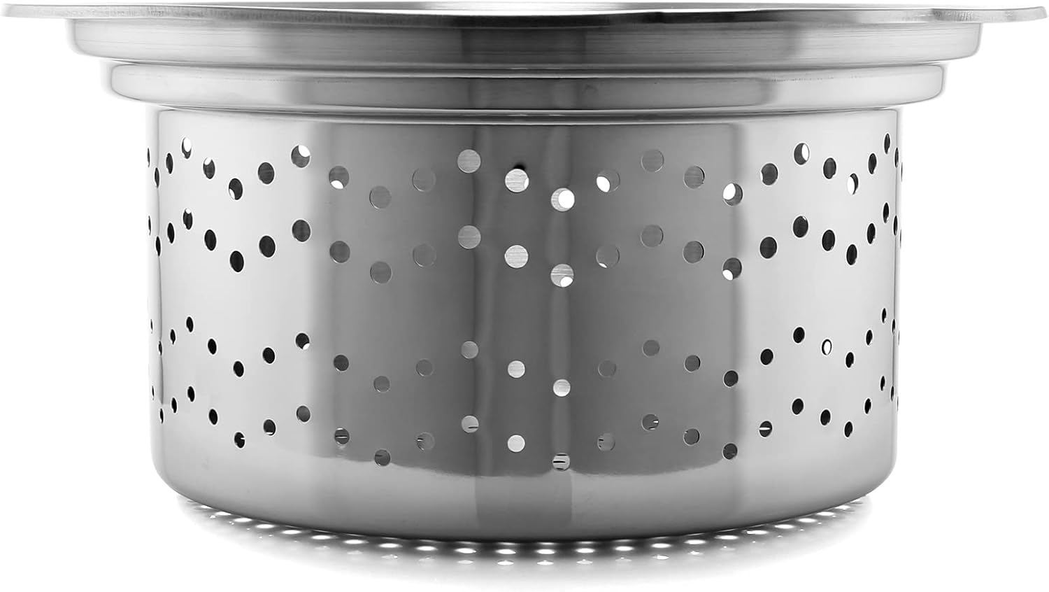 Chantal 3. Olla revestida de tres capas de 7 cuartos con inserto de vapor de pasta, acero inoxidable pulido, tapa de vidrio templado (SLT32-240SP)
