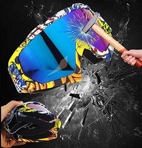 First Choose Gafas de motocross para motocicleta, todoterreno, antiarañazos, a prueba de polvo, flexibles, UV400
