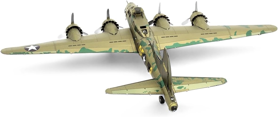 Metal Earth B-17 Flying Fortress Color 3D Metal Modelo Kit Fascinaciones