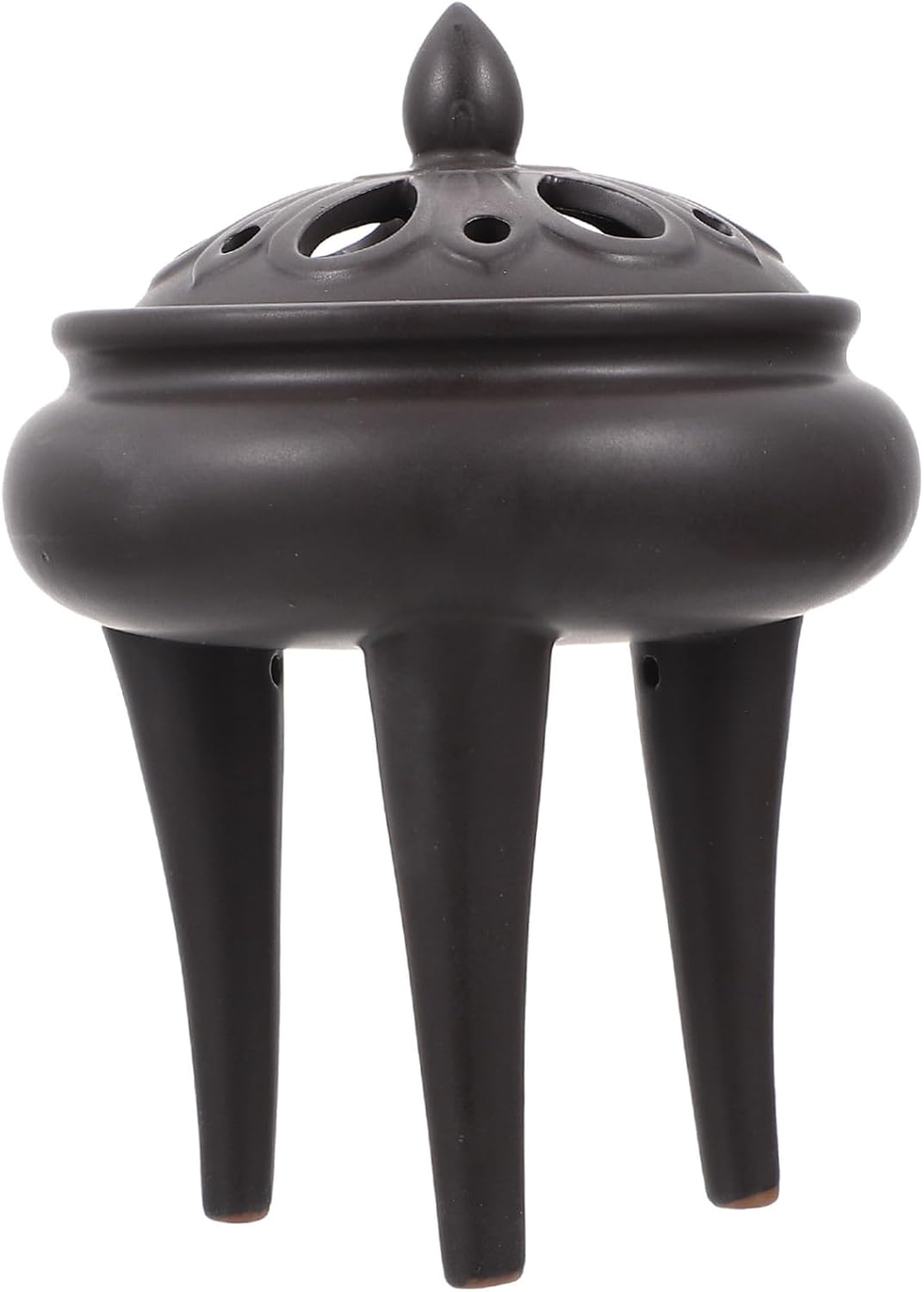 IMIKEYA Quemador de incienso con trípode, cono, quemador de incienso, decoración de escritorio, cascada, quemador de incienso de mesa, quemador de
